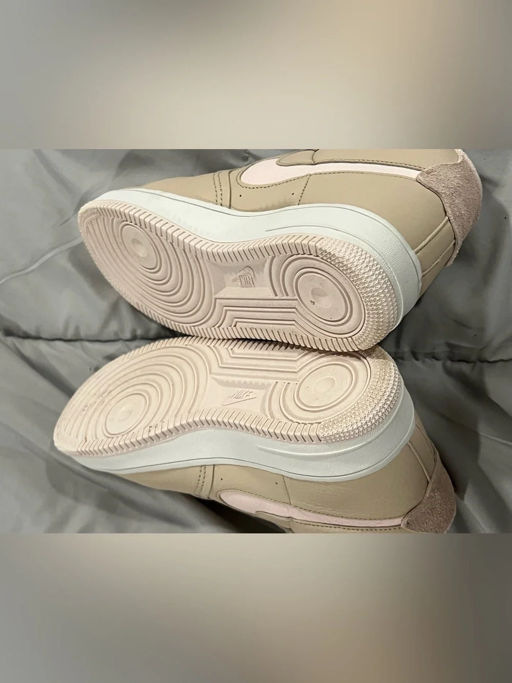 NIKE AIR FORCE 1 SIZE 9 HIGH SCULPT LINEN SANDDRIFT PINK WOMENS